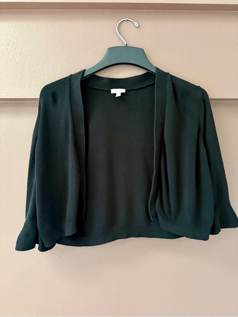 Talbots Open Front Cardigan | Bell Ruffle Sleeve  M